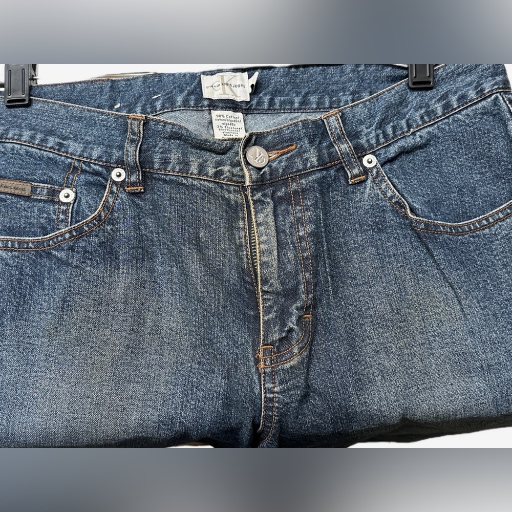 Calvin Klein Jeans Blue Denim Boot Cut  Size 10 - Picture 4 of 6